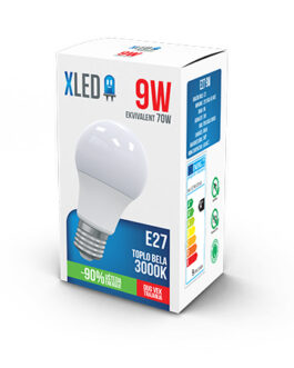XLED E27 LED sijalica 9W – Energetski efikasna i dugotrajna